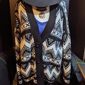 Cozy tribal print Forever21 Cardigan